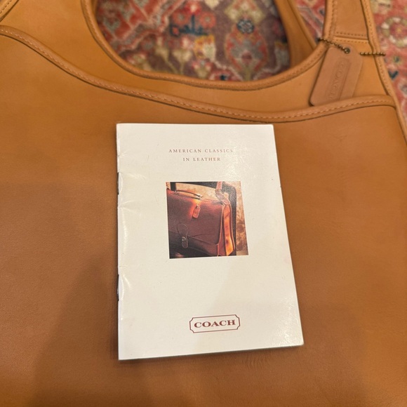 Rare Vintage Coach Ergo Shopper Shoulder Bag 9035 in “Toffee” Tan Leather - Picture 3 of 15